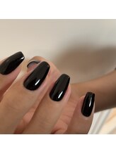 エーレネイル 梅田 中崎町(ehre nail)/ブラックワンカラー