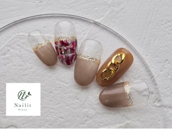 ネイリット 銀座(Nailit)/TWEED FRENCH ¥9700【¥10670】