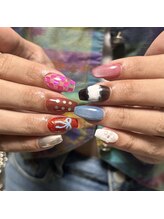 アトリエ ポノ(atelier pono)/ちぐはぐネイル