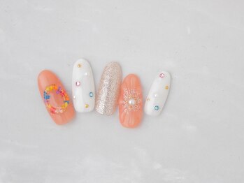 テラスアヴェダ 心斎橋店(Terrace AVEDA)/フラワーネイル