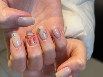 フロウネイル(Flow nail)/simple art