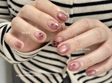 アンジュブラウン(angebrown)/ハートホロネイル【022】