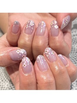 ヴァン カウンシル 伊那(VAN COUNCIL)/お客様ネイル☆紫陽花デザイン