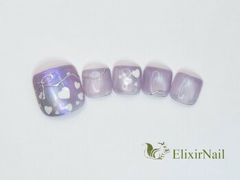 エリクサーネイル 西武新宿(Elixir Nail)/フット　やり放題／クーポン使用
