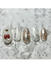 クリスマスネイル