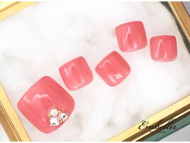 (557)シンプルビジューネイル