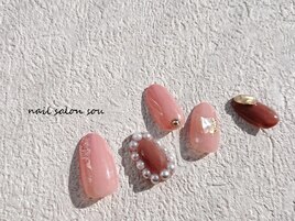 囲みパールnail
