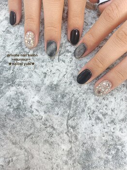 プライベート ネイルサロン マーマ(murmur)/ギャラクシー×埋め尽くし