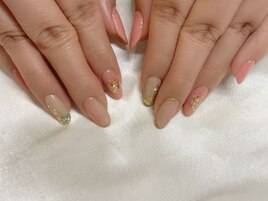 囲みグラデーション nail