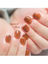 たゆ ネイル(たゆnail)/ブラウンワンカラーネイル☆