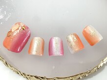 ネイルサロンアンドスクール ブロッサ(BLOSSA)/フット定額コース¥8800