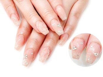 ネイルコレクション ベビーピンク(Baby Pink)/ジェル：フリーアート♪ちゅるん