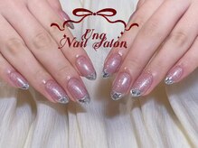 ウナネイルサロン 渋谷店(Una nail salon)/ガラスフレンチ