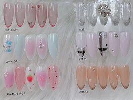 ラメ/いちご/ハート/チーク