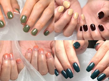 ボタネイル 近鉄八尾駅前店(BOTA NAIL)の写真/【ずっとオフ込¥5000/¥4000が人気】40種類のデザインから選べるセレクトネイル/ワンカラー・グラデーション