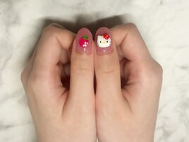 3Dネイルとイラストネイル