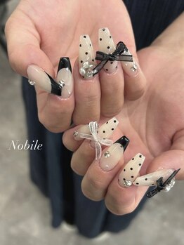 ノービレ(Nobile)の写真/なりたい指先を実現★ゴテゴテ、キラキラのパーツのネイルが好きな方♪豊富なパーツ達を取り揃えてます♪