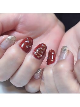 ロータス(LOTUS)/クリスマスネイル☆