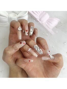 バレンタインネイル/ちひろ