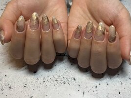 冬ゴールドニュアンス[新宿駅]