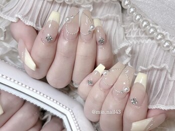リンドネイル バイ モカ アンド ララ(Lind nail by moca and LaLa)/【mio】フレンチネイル