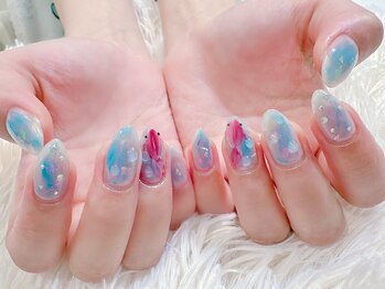 ラルネイル 大宮(Lull. nail)/＃金魚＃夏ネイル