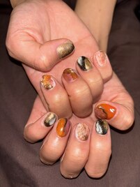 概念ネイル・蛾ネイル