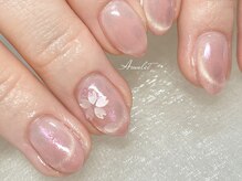 アミュレット(Amulet)/遅れた春の桜ネイル