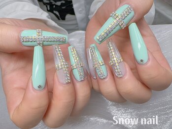 スノーネイルサロン 新宿店(Snow nail salon)/キラキラネイル