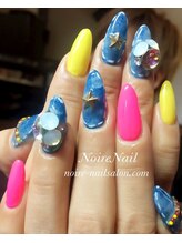 ノワール ネイルアンドスクール(Noire)/★デニムネイル★