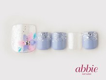 ネイルサロン アビー 宮益坂店(abbie)/あじさいクリアフット　￥13134