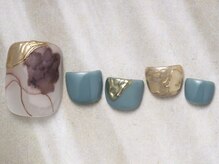 アイネイルズ 天神今泉店(I-nails)/【akane.e】ニュアンスフット