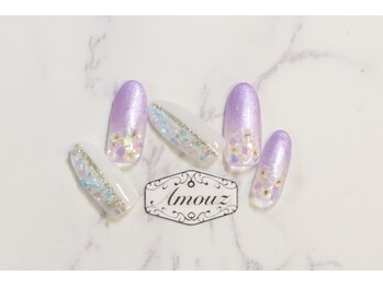 アモウズ(Amouz)/定額【テーマ:梅雨ネイル】1