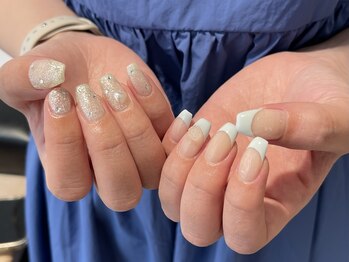 ビュー バイ ネオリーブ 用賀店(beau'r by neolive)/くすみカラーフレンチ