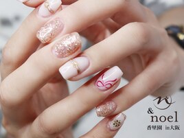 アンティーク リボンネイル