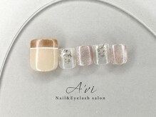 ネイルアンドアイラッシュ アヴィ(Nail and Eyelash A'vi)/フット定額デザイン　¥10400