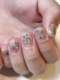 ジェルネイル 120分制