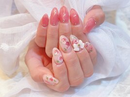 ローズリボンネイル