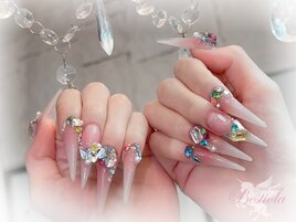 カラフルストーンネイル
