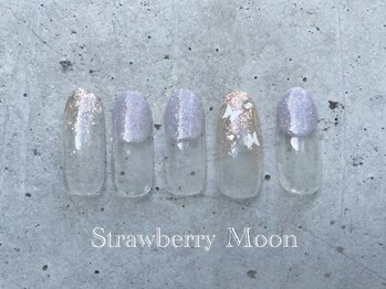 サロンストロベリームーン(Salon Strawberry Moon)/シンプルネイル　￥6980