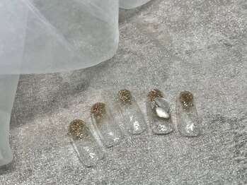 プティ アイビューティ 京橋店(peTiT eyebeauty)/ニュアンス 塗りかけネイル