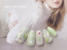 アグニークリッシェ(Agunik Riche)/【メロンソーダネイル】