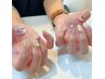 インクネイルとオーロラパウダー☆マグネットネイル♪／オフ代込み！7000