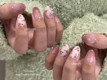 アンジュブラウン(angebrown)/さくらんぼネイル【027】