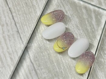 ネイルサロン アージュ(Nail Salon A jyu)/キラキラグラデ