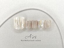 ネイルアンドアイラッシュ アヴィ(Nail and Eyelash A'vi)/フット定額デザイン　¥10400
