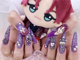 痛ネイル 3Dパーツ 長さ出し