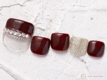 ネイルメゾン 池袋店(NAIL MAISON)/ボルドリングストーン¥9000