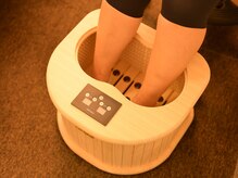 ルナベルエステの雰囲気（ヒノキ乾式サフン◆服着たままでOK!足湯も可能◎冷えに効果的）