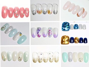 アッシュネイル(Ash nail)の写真/迷ったらコレ★サンプルも豊富にご用意!通い続けやすい価格であなたも気軽にネイルチェンジ!モチの良さも◎